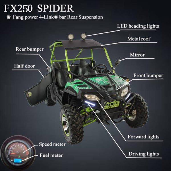 Shengwo Fx250 Spider 250cc Utv 250cc