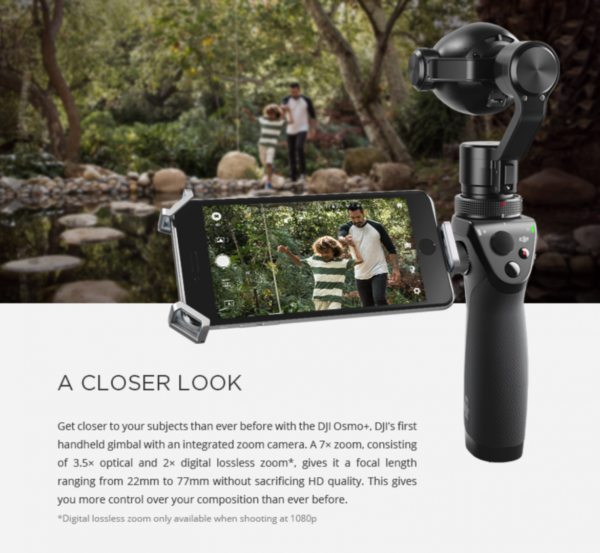Dji Osmo+ Handheld Gimbal