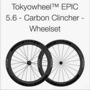 Tokyowheel™ Epic 5.6 – Carbon Clincher – Wheelset