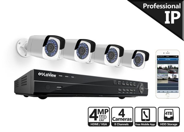Laview 4-megapixel (2688 X 1520) 8 Channel Poe Nvr