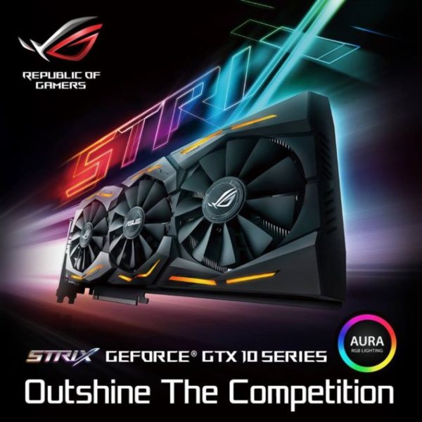 Asus Geforce Gtx 1070 8gb Rog Strix Graphic Card