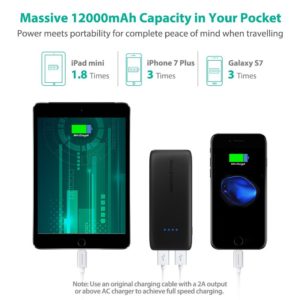 Ravpower Portable Charger Ravpower  3-usb Ports Power Bank – Ravpower 12000mah