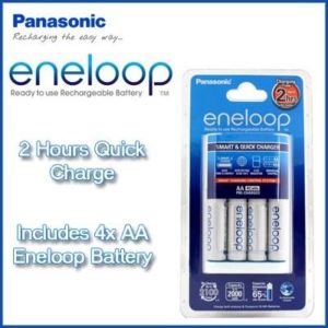 Eneloop Rechargeable 4xaa Ni-mh Batteries With Charger