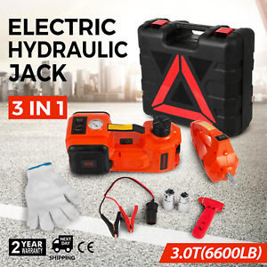 3 In 1 Electric Car Jack, Air Pump & Impact Wrench