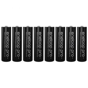 Panasonic Eneloop Pro Rechargeable Aa Ni-mh Batteries – 8xaa Rechargeable Nimh Batteries
