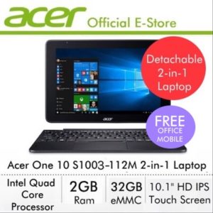 Acer One 10 S1003-100h 2-in-1 Laptop