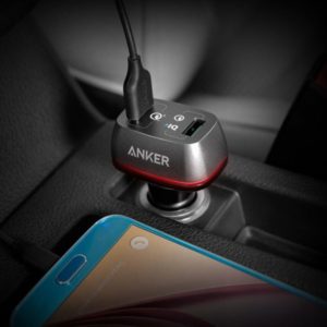 Anker Powerdrive+ 2 Quick Charge 3.0 42w Dual Usb Car Charger