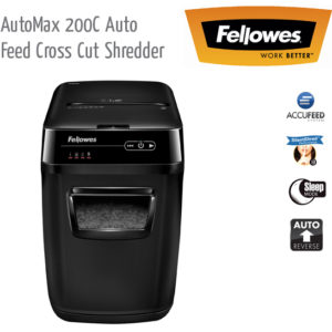 Fellowes® Automax™ 200c Cross-cut Shredder