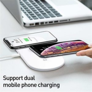 Baseus 10w Dual Seat Qi Wireless Charger