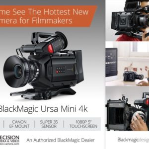 Blackmagic Design Ursa Mini 4k Digital Cinema Cineursam40k/ef