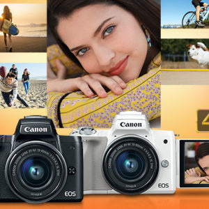 Canon Eos M50 Mirrorless Digital Camera With 15-45mm Lens