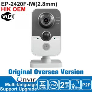 Hikvision Ds-2cd2420f-iw 2mp Smart Wifi Ir Cube Network Camera