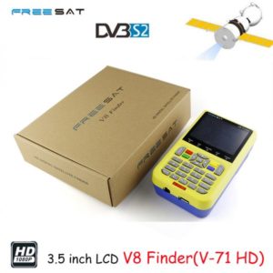 Freesat V8 Dvb-s/s2 Satellite Dish Signal Finder Meter