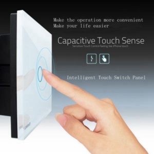 Livolo Uk Dimmer And Touch Switch, Crystal Glass Panel, Vl-c301d-61, 1 Gang 1 Way