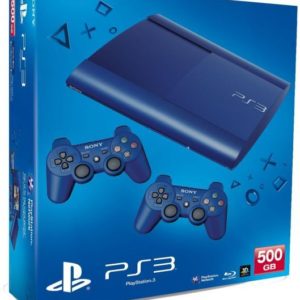 Sony Playstation 3 Super Slim – Playstation 3 Super Slim Console With 2controller 500gb Blue