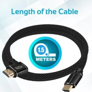 Promate Prolink4k1 Right Angle Hdmi Cable With 4k Support – 150cm