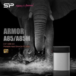 Silicon Power 4tb Compatible Type C Usb 3.0 Rugged Armor A85 Military Grade Ip68 Shockproof / Waterproof External Hard Drive