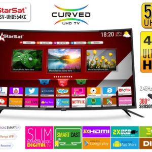 Starsat Sv-uhd4kc Curved 4k Ultra Hd Android Smart Tv