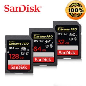 Sandisk Extreme Pro Uhs-ii Sdxc Uhs-ii Class 10 U3, Up To 300mb/s Read  Memory Card