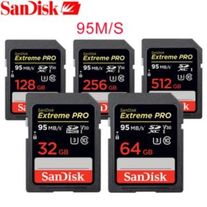 Sandisk Extreme Pro Up To 95mb/s Uhs-i/u3 Sdxc Flash Memory Card