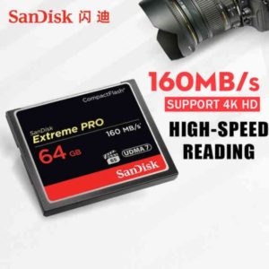 Sandisk Extreme Pro Compact Flash Memory Card Udma 7 Speed Up To 160mb/s