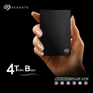 Seagate Backup Plus Slim Portable Drive – 4tb