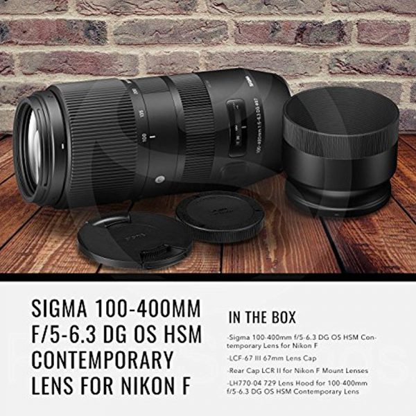 Sigma 100-400mm F/5-6.3 Dg Os Hsm Contemporary Lens – Nikon F