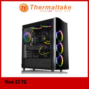 Thermaltake View 22 Tempered Glass Spcc Atx Modular Gaming Mid Tower Computer Case
