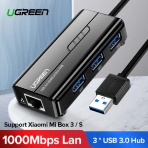 Ugreen Rj45 Ethernet Adapter With Usb 2.0 Hub Usb Network Adapter