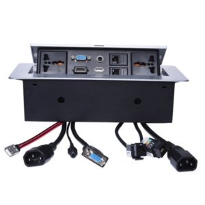 Multimedia Desktop Hdmi Av Vga Free Connection Box Office Conference Table Socket