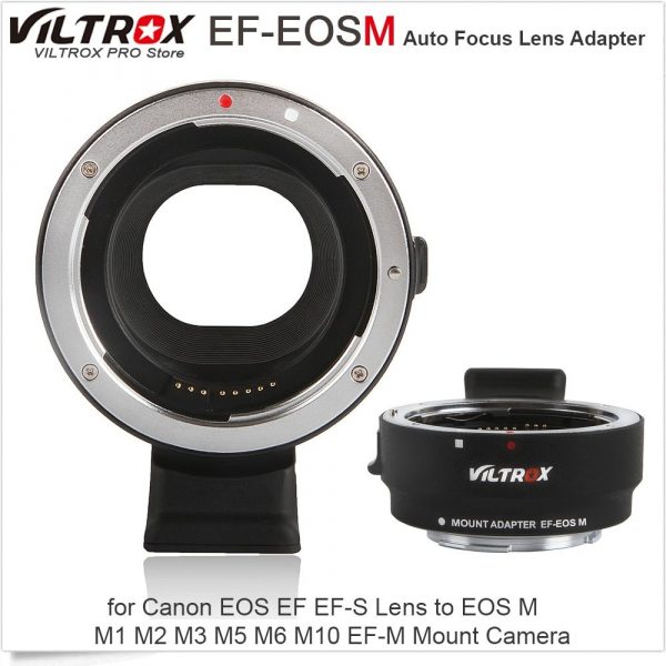 Viltrox Auto Focus Ef-eos M Mount Lens Mount Adapter