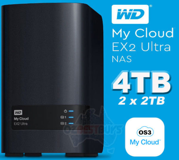 Wd My Cloud Ex2 Ultra 2-bay Personal Cloud Storage Server – 4tb