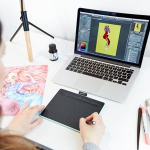 Wacom Intuos Bluetooth Wireless Drawing Tablet,- Ctl4100wl