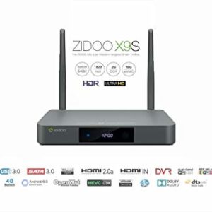 Zidoo X9s Tv Box 4k Hd Quad-core Dual Band Wifi 2g+16g Iptv Media