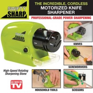 Swifty Sharp Cordless Motorized Knife Blade Sharpener