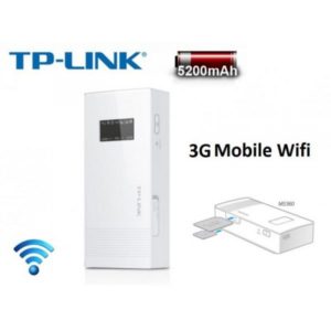Tp-link Tl-m5360 Mobile 3g Sim Wifi Wireless Hotspot Router 5200mah Power Bank