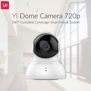 Yi Dome Camera, 720p Hd Indoor Pan/tilt/zoom Wireless Ip Security Surveillance System