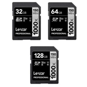 Lexar® Professional 1000x Sdhc™/sdxc™ Uhs-ii 150mb/s Memory Card