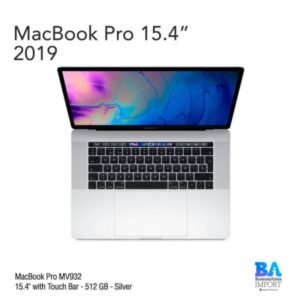 Apple Macbook Pro 2019 15″ 512gb 2.3ghz Mv932 Silver With Touch Bar And Touch Id