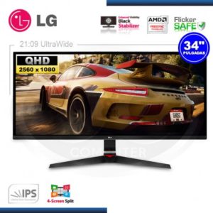 Lg 34um69g-b Freesync Ips Wfhd Ultrawide Gaming Monitor