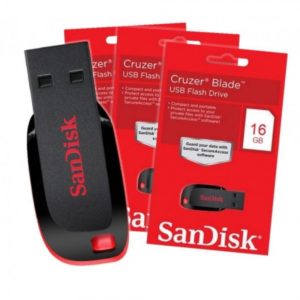 Sandisk Cruzer Blade Usb Flash Drives – 16gb