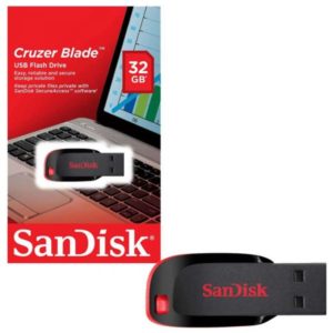 Sandisk Cruzer Blade Usb Flash Drives – 32gb