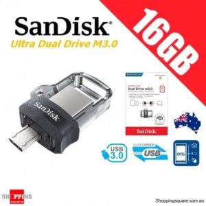 Sandisk Ultra Dual Drive M3.0 Otg – 16gb
