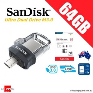 Sandisk Ultra Dual Drive M3.0 Otg – 64gb