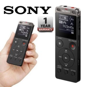 Sony Icdux560blk Stereo Digital Voice Recorder With Built-in Usb