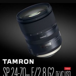 Tamron Sp 24-70mm F/2.8 Di Vc Usd G2 Lens