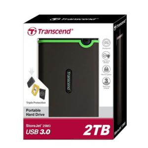 Transcend Storejet 2.5-inch Portable External Hard Drive – 2tb