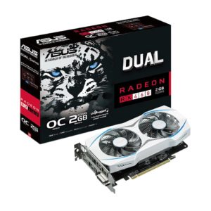 Asus Dual-fan Radeon Rx 460 2gb Oc Edition Amd Gaming Graphics Card