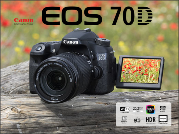 Canon Eos 70d Dslr Camera
