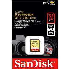 Sandisk Extreme Pro Uhs-i Sdhc Memory Card (v30) – 32gb